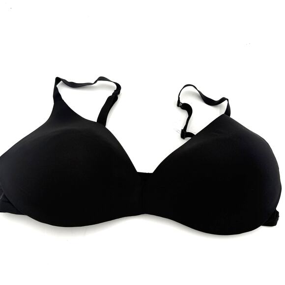Skims Wireless Form Push-Up Plunge Bra Black Onyx New with tags Size 38D - Picture 1 of 4